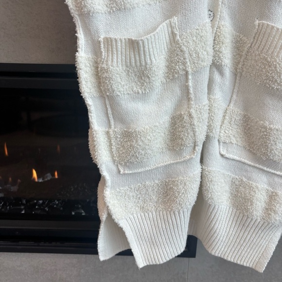 Daily Practice by Anthropologie Striped Cardigan Sweater, Size M - Picture 10 of 14